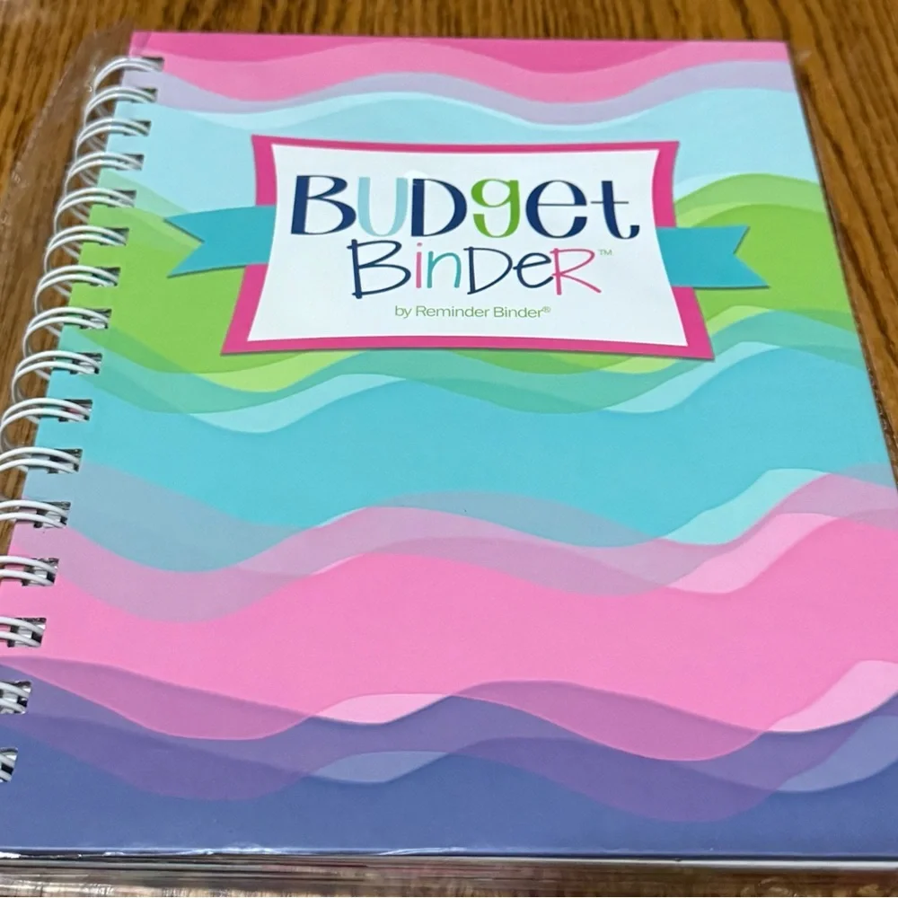 🔥 NEW Budget Binder by Reminder Binder- Colorful Planner Calendar Wavy non-dated